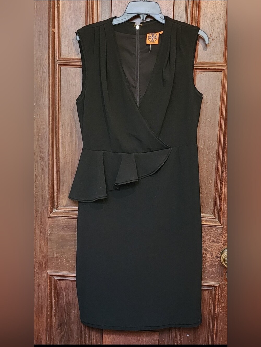 Tory Burch Brooklyn Black Sleeveless Dress Size 10